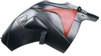 Honda CBF 600 S Noir Déco Rouge foncé 2004-2011 - Protège Honda CBF 600 S Noir Déco