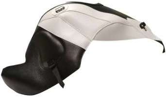 BMW K1300 S Carbone Blanc Noir 2005-2015 - Protège BMW K1300 S Carbone Blanc
