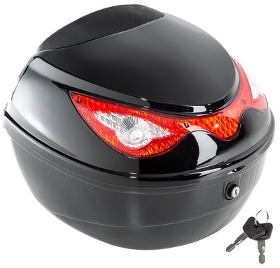 Top Case 22 Litres Universel pour Moto, Scooter, Q