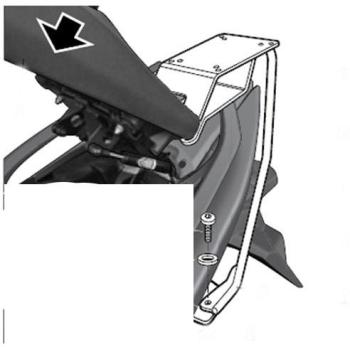 Support top case Shad pour Yamaha t-max xp 500 abs
