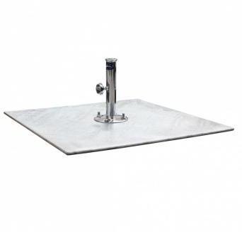 Tuuci - Pied de parasol carré 90kg - argent/91x91c