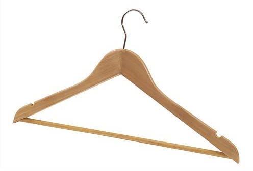 Lot de 25 cintres en bois Lot de 25 cintres en bois
