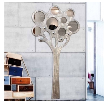 Porte manteau mural moderne en forme darbre avec