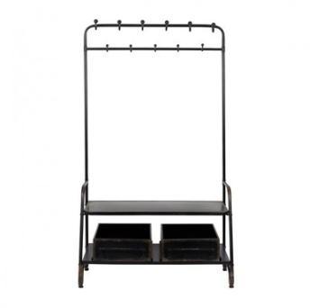 Porte manteaux métal noir Lucius Dutchbone