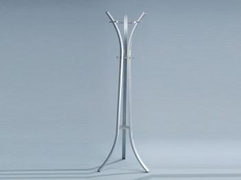 Porte-manteaux TRIDENT gris métal
