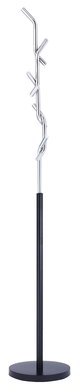 Porte-Manteaux 5 Crochets Noir Chrome Porte-Manteaux 5 Crochets