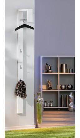 Porte manteau mural design blanc laqué Casa Porte manteau mural design