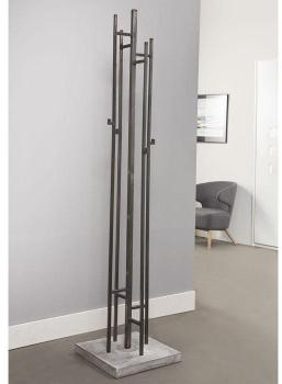 Porte manteau sur pied design en inox BOWER