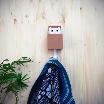 Crochet à vêtements - Chat