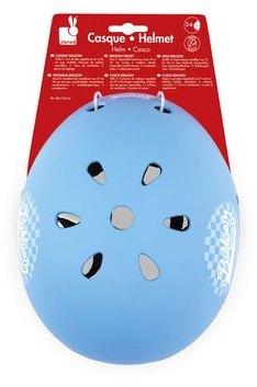 Casque pour Draisienne - Bleu à Damiers