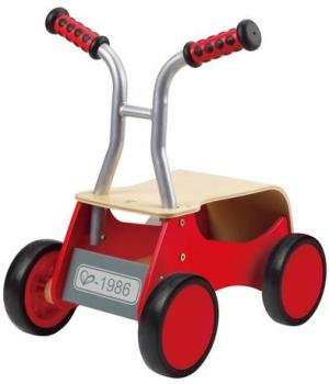 Hape Trotteur draisienne à 4 roues rouge E0374