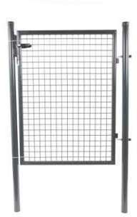 Portillon de Jardin Grillagé Gris Anthracite - 1 2 Portillon de Jardin Grillagé
