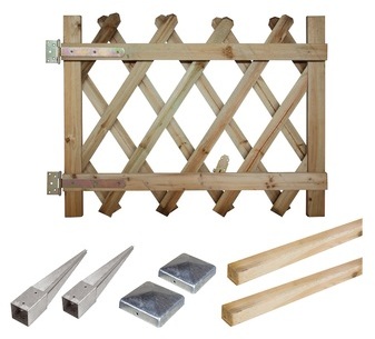 Portillon kit en bois Prunus 80 à enfoncer