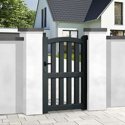 Aluminium pedestrian gate CORAIL