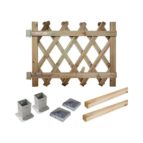 Portillon kit en bois Prunus 100 à fixer