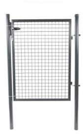 Portillon de Jardin Grillagé Gris Anthracite - 2 mètres Portillon de Jardin Grillagé