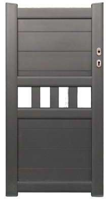 Portillon en aluminium gris Horilum 1.00m - ROY