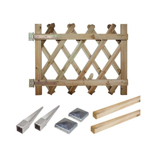 Portillon kit en bois Prunus 100 à enfoncer