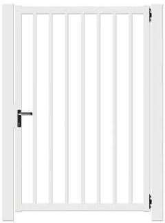 Portillon de Jardin Barreaudé Blanc - 1 mètre - CL
