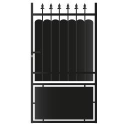 Portillon fer Lila coloris noir L 1 x H 1,8 m