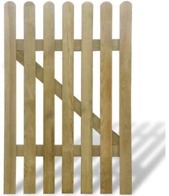 VidaXL Portillon de jardin en bois 100 x 150 cm