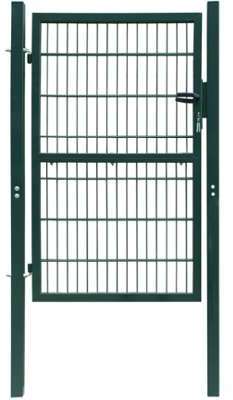 VidaXL Portillon de jardin 2D (Single) Vert 106 x