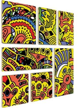 Décoration murale Ogu Yellow Vibration 1 96 x 96 c