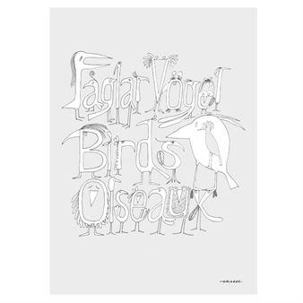 Poster Birds 50x70 cm