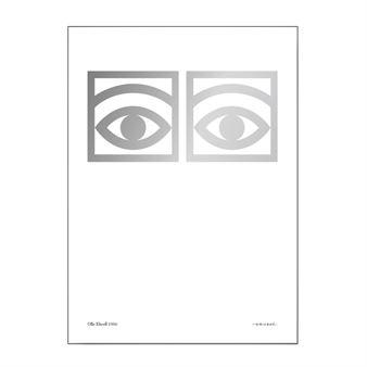 Poster Ögon Cacao argent 50x70 cm