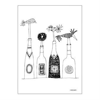 Poster Wine 50x70 cm