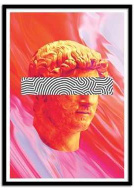 - Affiche art 50x70 cm statue antique Post-Moderne