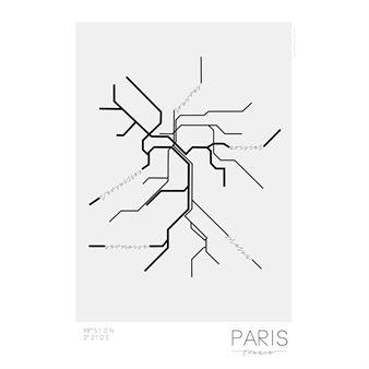 Poster Underground Paris