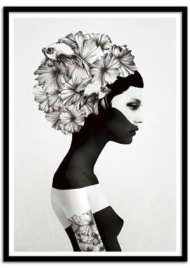 - Affiche art 50x70 Marianna portrait - WALL EDITI