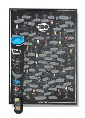 Poster à Gratter 101 Cocktails