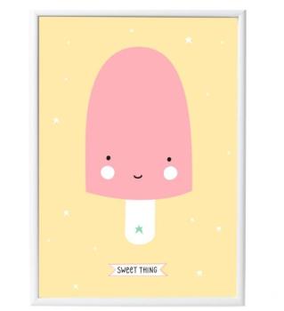 Poster Glace Rose