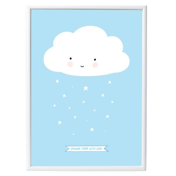 Poster Nuage Bleu
