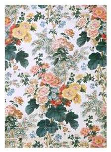 Décoration murale IXXI Hollyhock Rose trémière 100