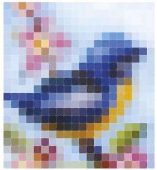 Décoration murale IXXI Patchwork Oiseau 200 x 220