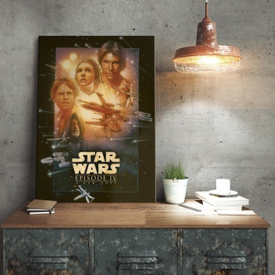 Poster métallique Star Wars Un nouvel Espoir