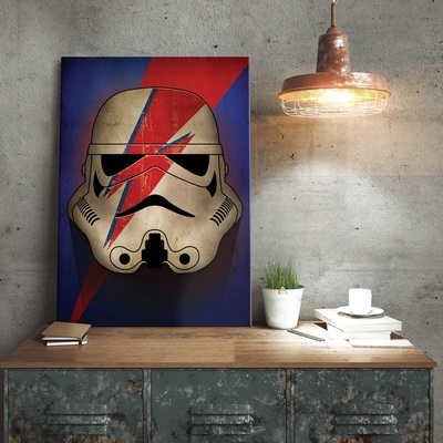 Poster métallique Star Wars - Stormtrooper Ziggy