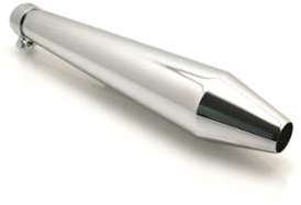 ECHAPPEMENT MOTO VINTAGE PEASHOOTER CHROME