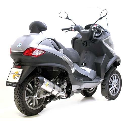 Silencieux lv one evo ii inox pour Piaggio mp3 500