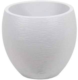 Pot de fleurs Graphit EGG 46 L - 50 x 45 cm - Blanc Pot de fleurs Graphit EGG