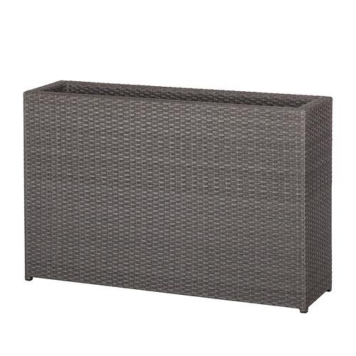 Pot de fleurs Paradise Lounge - Polyrotin gris