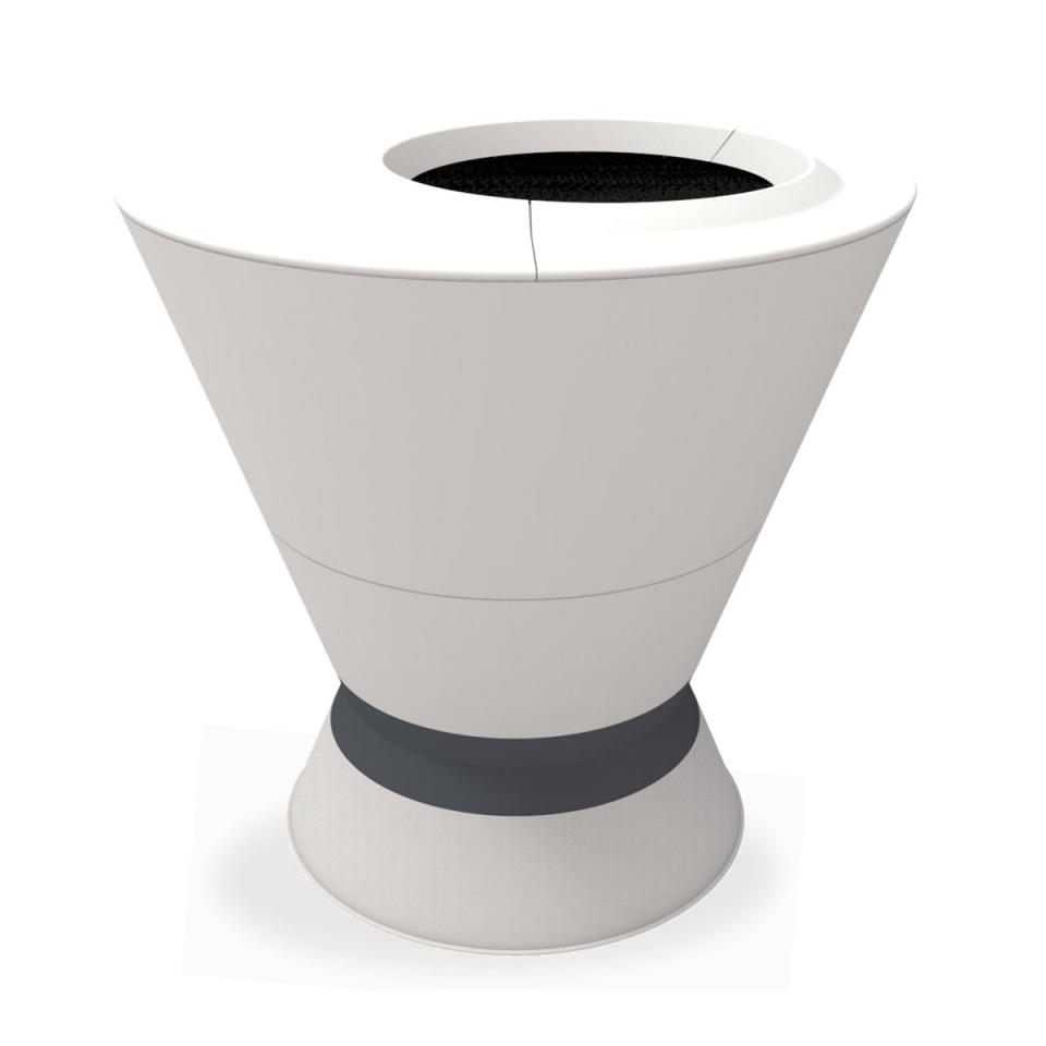 Pot de fleurs i-Kone grande vasque version table haute Pot de fleurs i-Kone grande