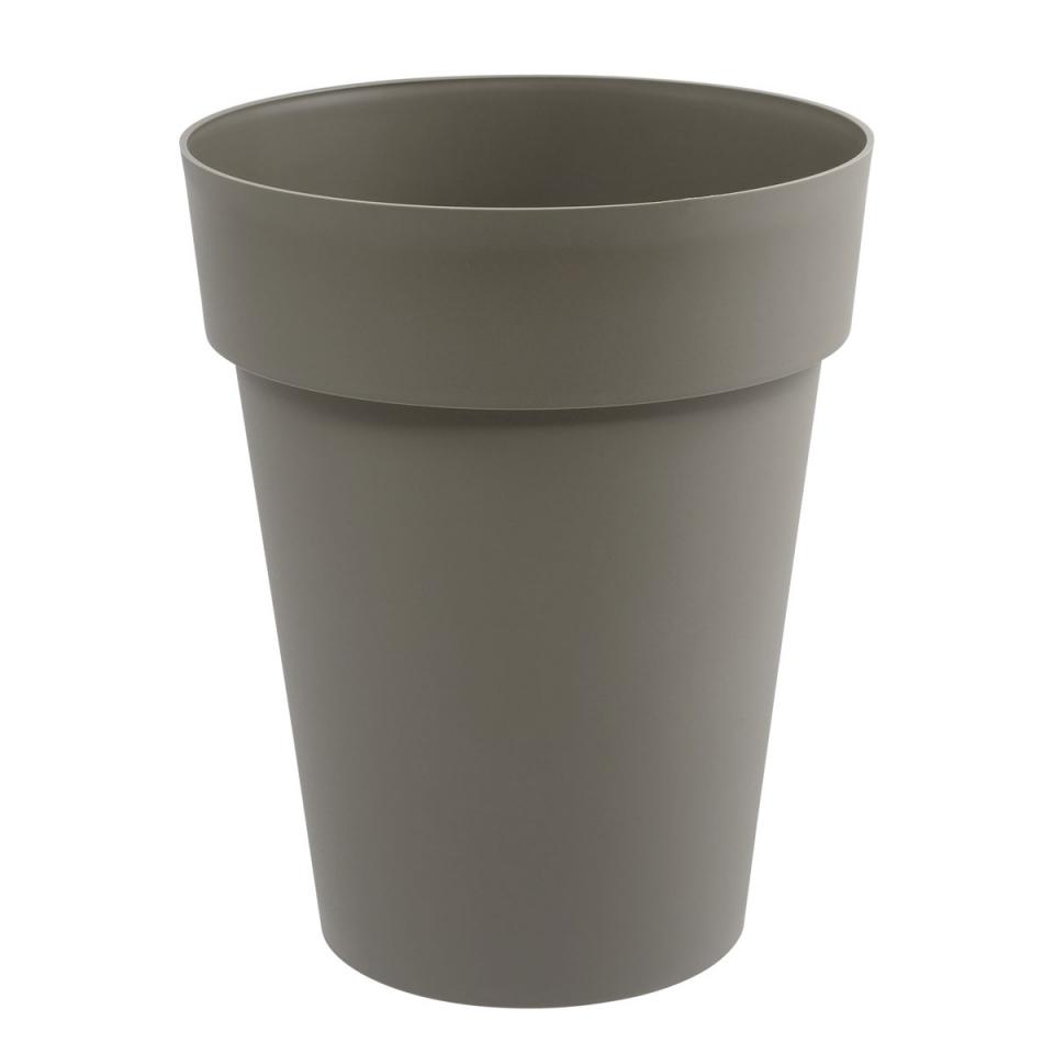 Pot de fleurs haut Toscane Zen 50L Taupe 440 mm Pot de fleurs haut Toscane