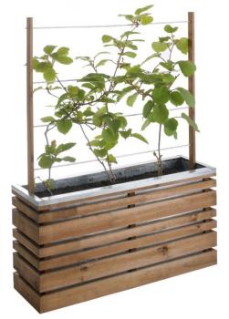 Bac à fleurs 110 litres Lign Z avec treillis