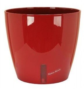 Pot EVA rond diametre 31cm rouge- RIVIERA