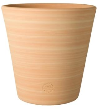 Pot Vaso lisse en terre cuite claire - D22x H22 Pot Vaso lisse en terre cuite