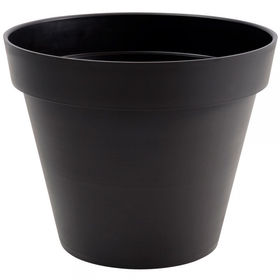 Pot de fleurs Toscane Zen 76L gris anthracite 600 mm Pot de fleurs Toscane Zen